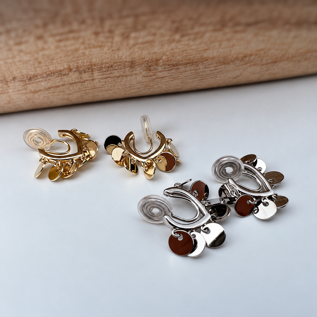 Petites Plaquettes - Clips d'oreilles U