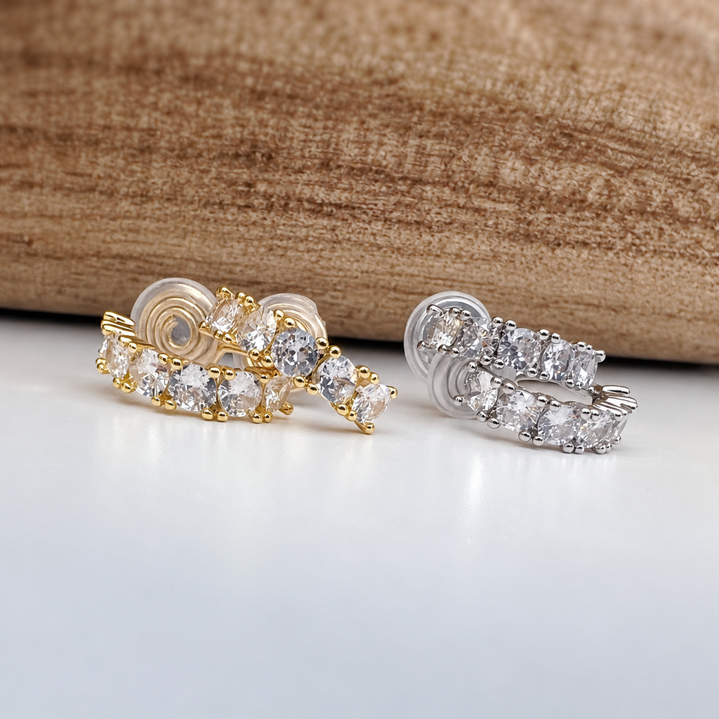 Cercle & Petits Zircons - Clips U