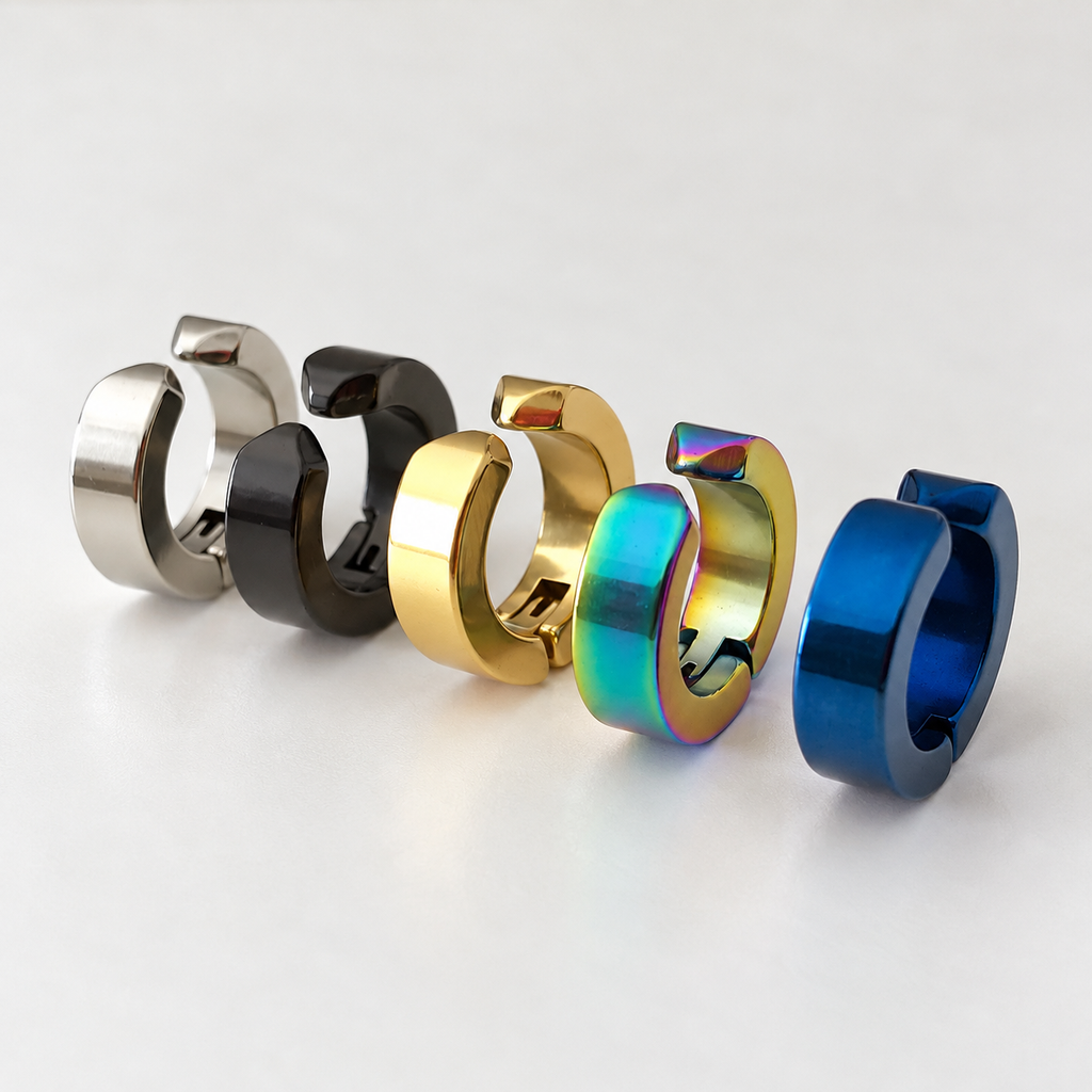 Rock Anneaux - Boucles d'oreilles Clip Unisex