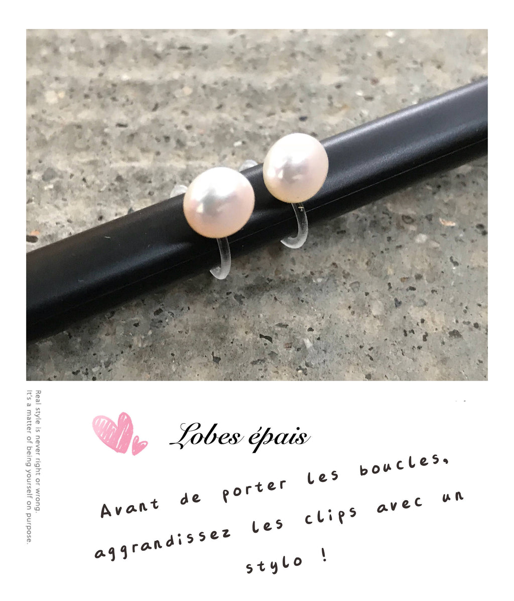 Boucles d’oreilles CLIPS fleur et cercle scintillant, élégantes et confortables, style romantique sans perçage