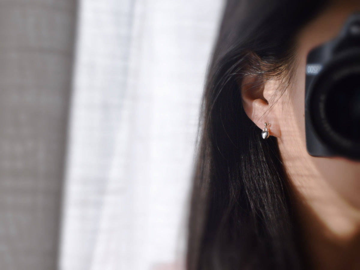 Mini Clips d'oreilles Petit Rond Couleur doré avec Zircon CLIPS Invisible minimaliste délicat quotidien confortable