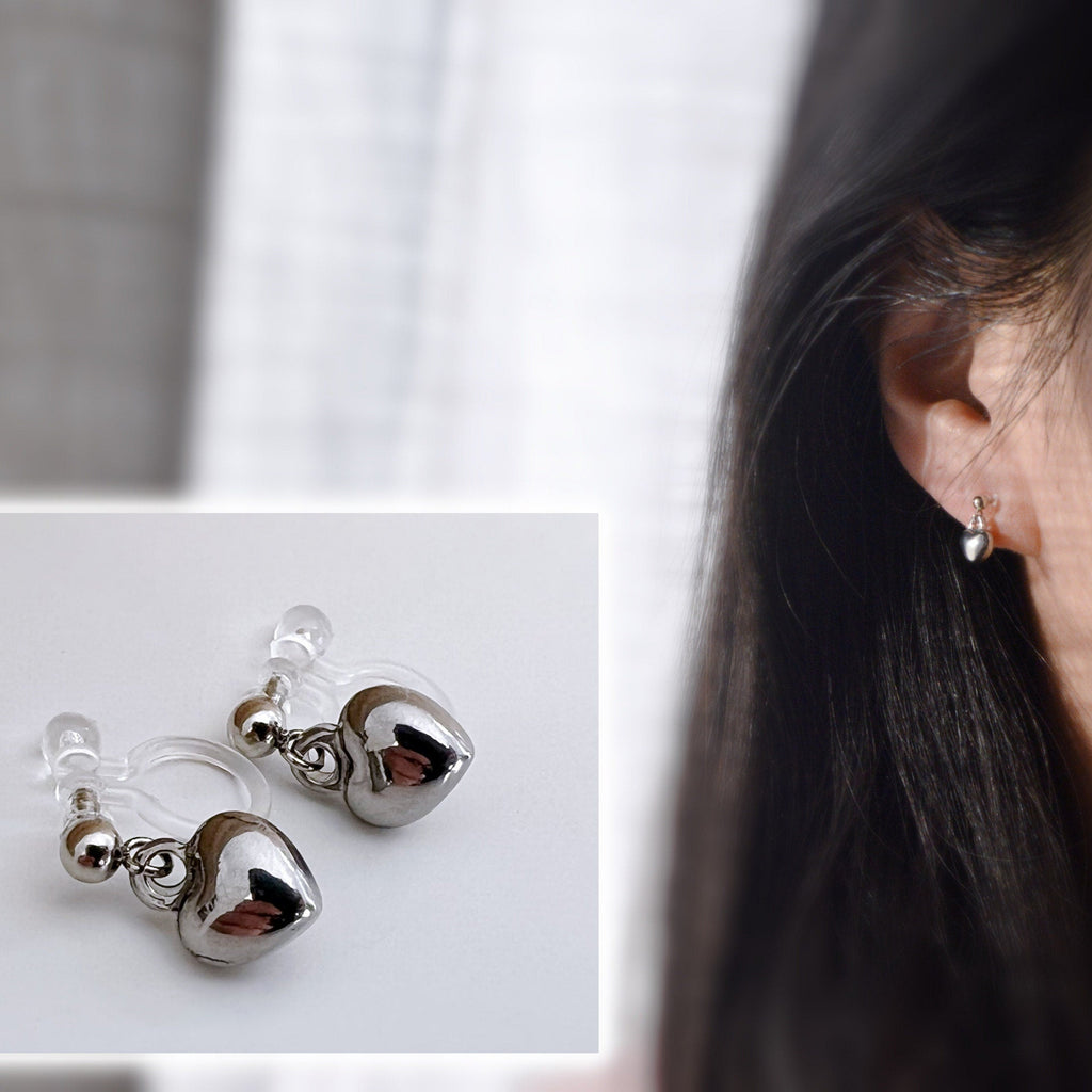 Mini Clips d'oreilles Petit Rond Couleur doré avec Zircon CLIPS Invisible minimaliste délicat quotidien confortable