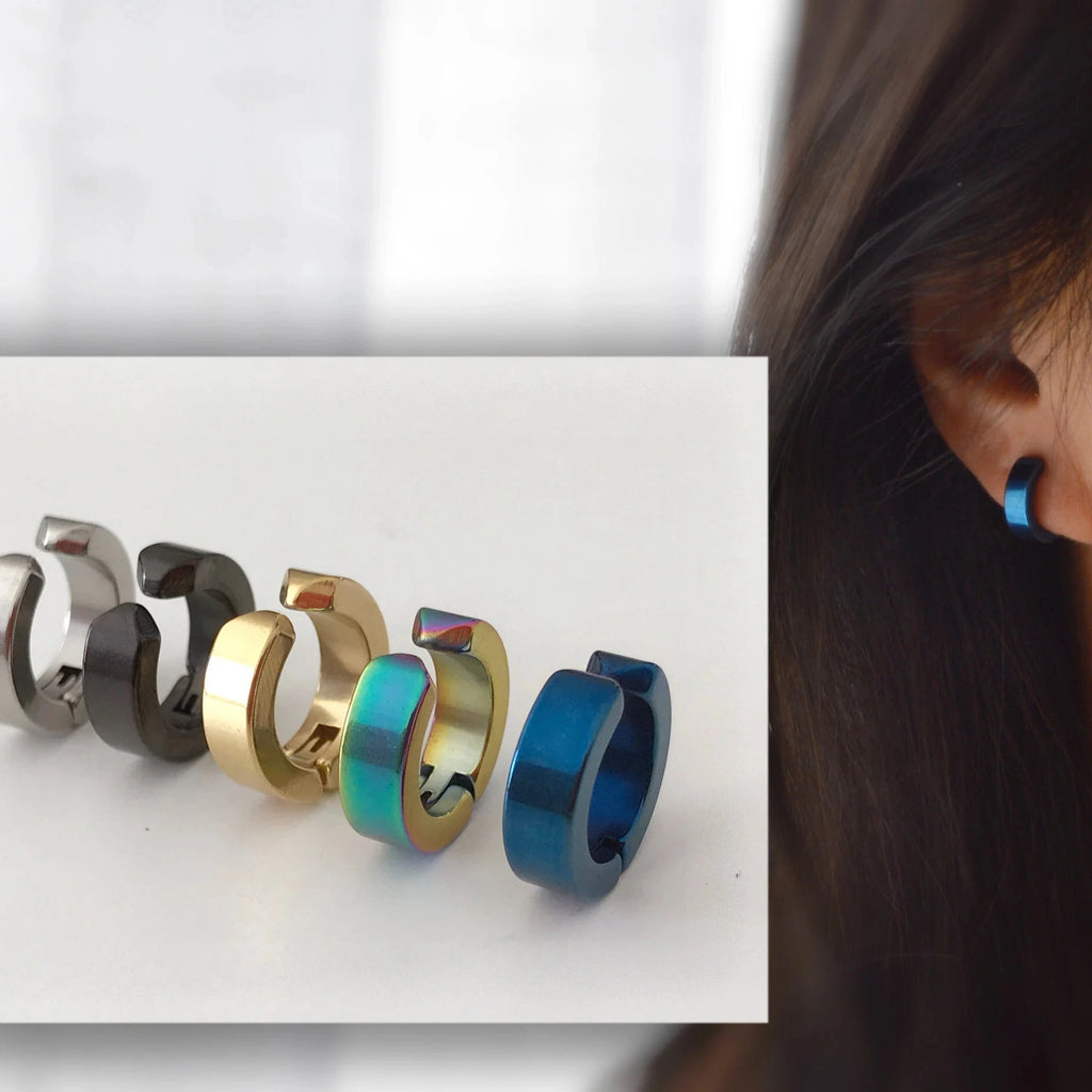 Rock Anneaux - Boucles d'oreilles Clip Unisex