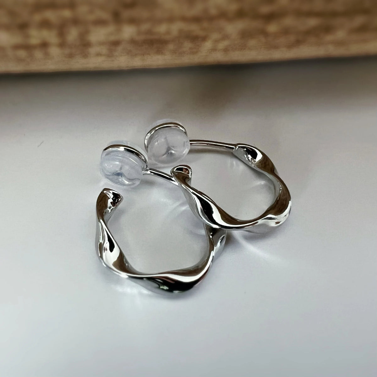 Cercle Torsadé 20mm - Boucles d'oreilles clips U
