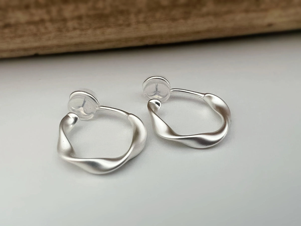 Cercle Torsadé 20mm - Boucles d'oreilles clips U
