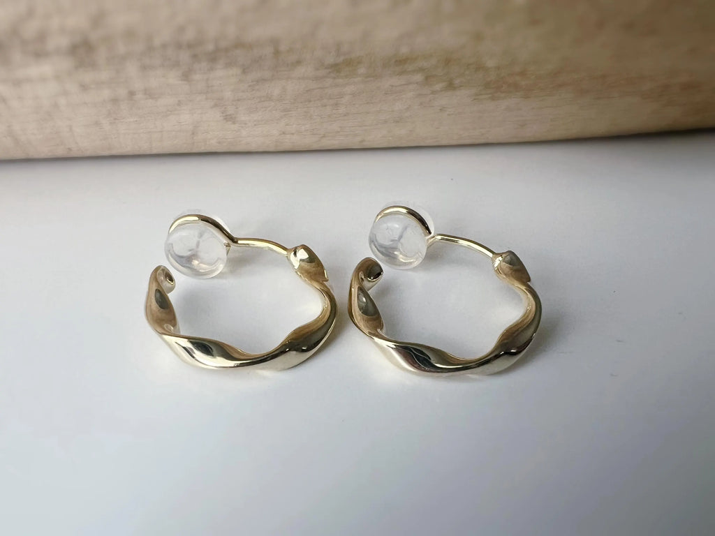 Cercle Torsadé 20mm - Boucles d'oreilles clips U